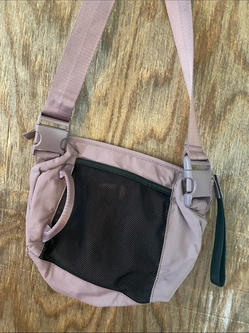 Athleta Mauve Crossbody Messenger Bag